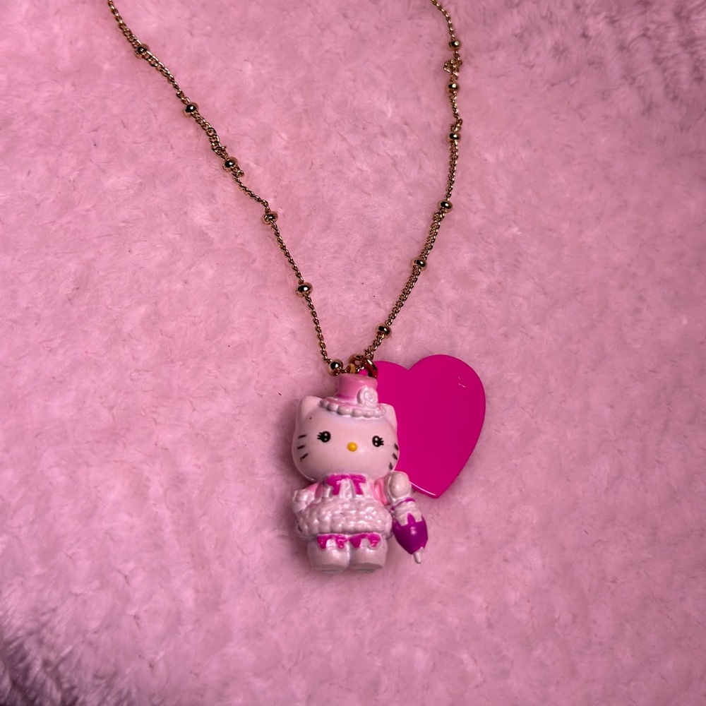 🎀 Hello Kitty Pink Pendant Necklace - Picture 7 of 7